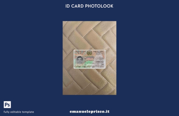 modello FRONTALE photolook identificativo Afghanistan stile verificato